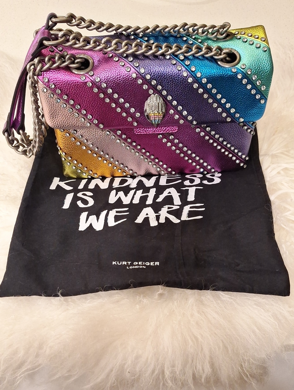 Kurt Geiger Studded Kensington Bag
